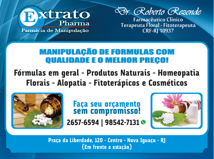 extrato pharma nova iguaçu, farmácia de manipulação em nova iguaçu