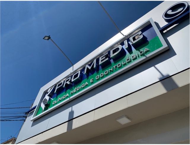 Medlab dentro da clínica promedic