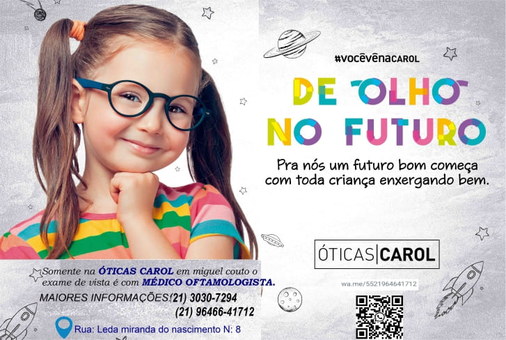Óticas Carol miguel couto, óticas em miguel couto