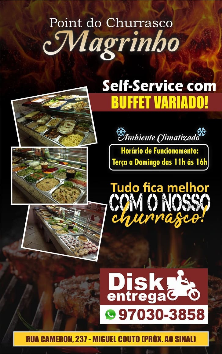 Point do Churrasco Magrinho, Entrega de quentinha em miguel couto, restaurantes em miguel couto