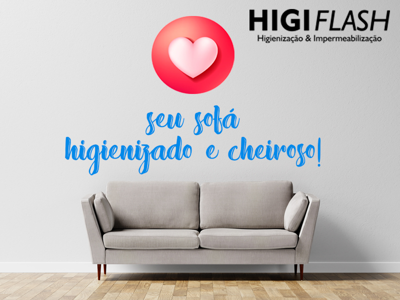 Higiflash. lavagem a seco de sofá em nova iguaçu